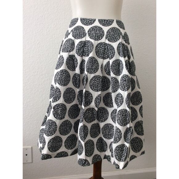 White House Black Market Full Skirt Pleated Print Lined - Picture 6 of 8